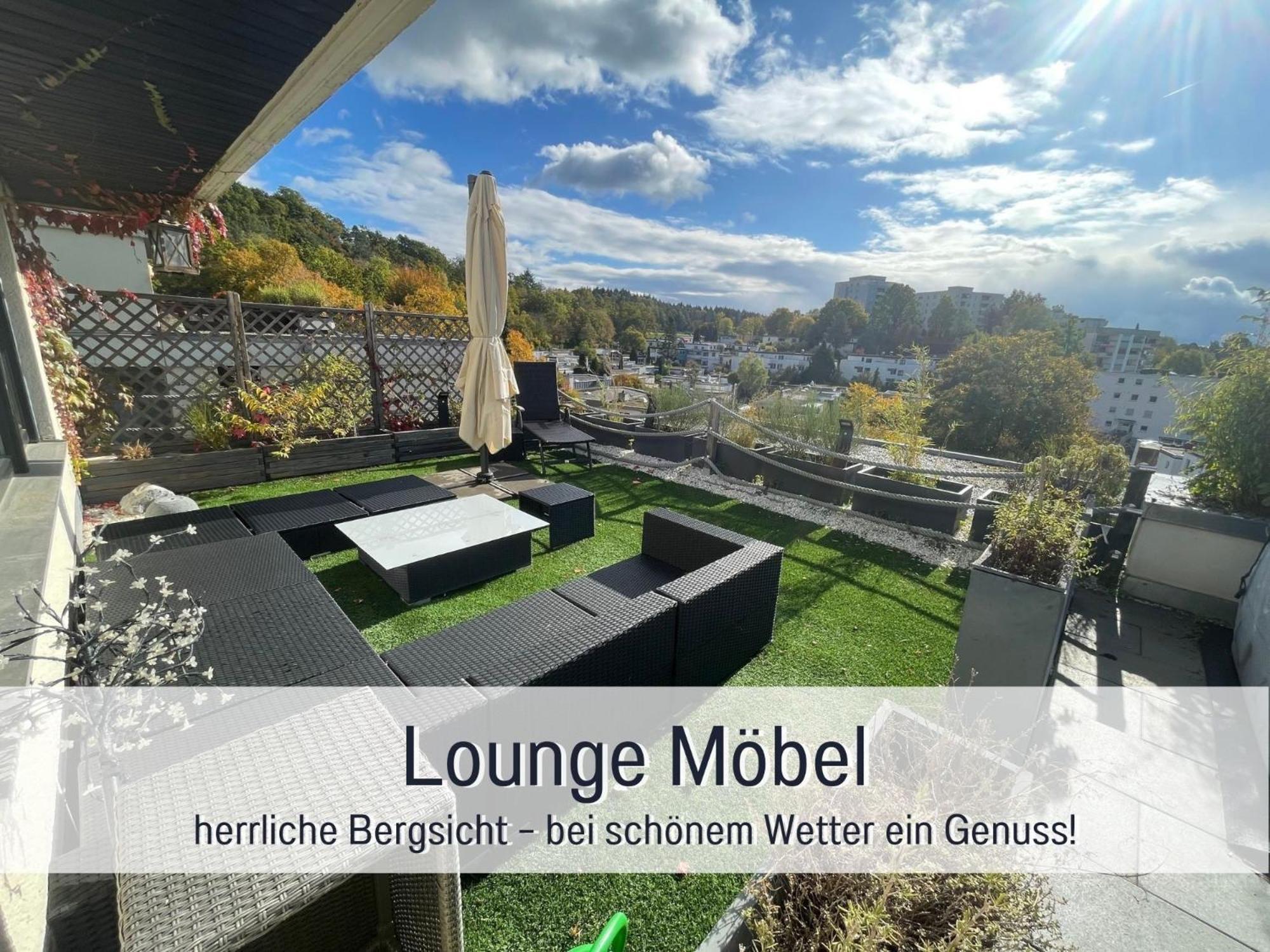 Penthouse - 3 Schlafzimmer- Sonnige Dachterrasse -Whirlpool & Alpenblick - Perfekt Fuer Romantik Oder Familienurlaub Mit Kind, Hund Willkommen - By Ferienwohnenamsee - Uberlingen Ngoại thất bức ảnh