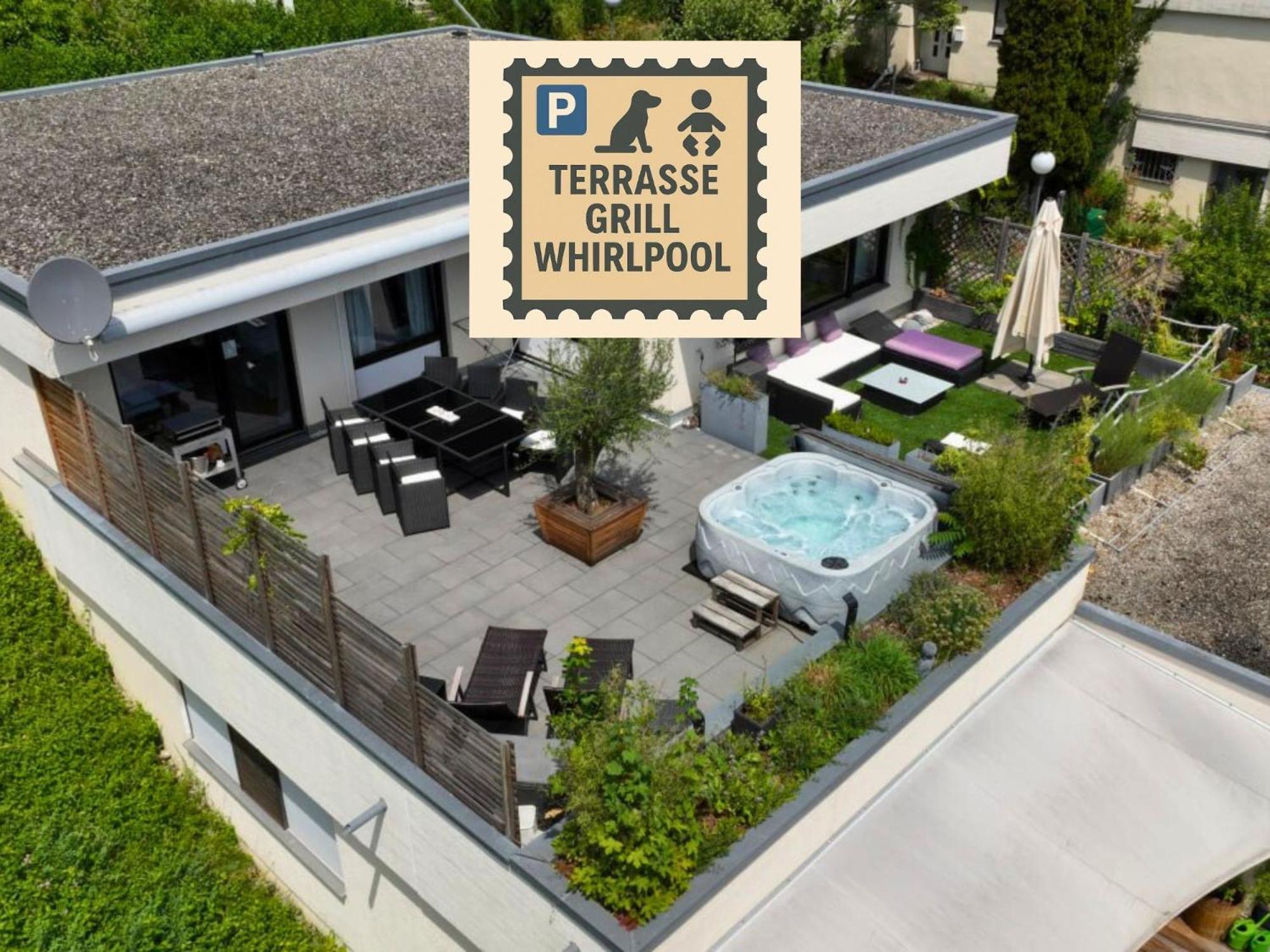 Penthouse - 3 Schlafzimmer- Sonnige Dachterrasse -Whirlpool & Alpenblick - Perfekt Fuer Romantik Oder Familienurlaub Mit Kind, Hund Willkommen - By Ferienwohnenamsee - Uberlingen Ngoại thất bức ảnh